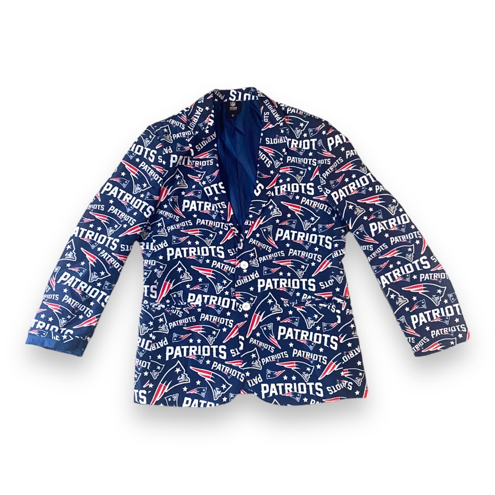 NFL Team Apparel NEW ENGLAND PATRIOTS Blazer Costume Sport Coat Suit Jacket